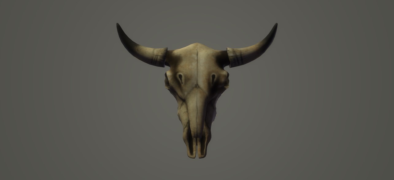 metal ox figure